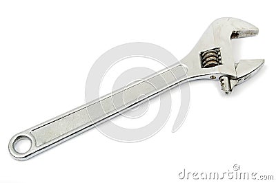 Adjustable wrench Stock Photo