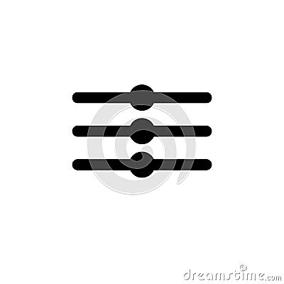 adjustment icon vector Vector Illustration