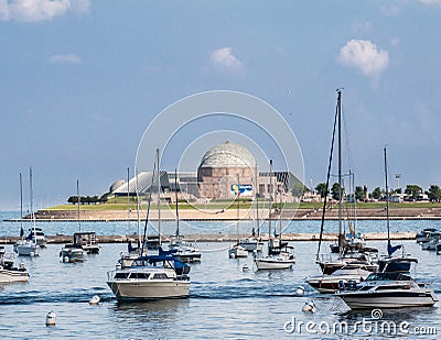 Adler Planetarium Chicago Editorial Stock Photo