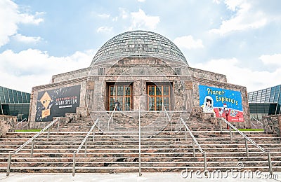 Adler Planetarium located at the shore of Lake Michigan in Chicago, Usa Editorial Stock Photo