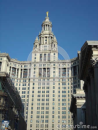 Administration Building, NYC USA. Stock Photo
