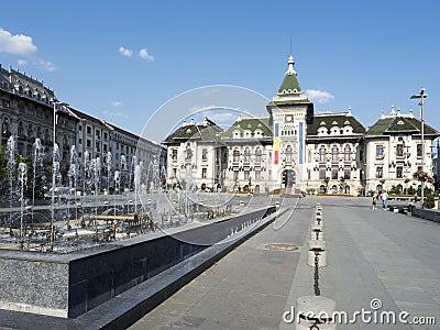 The Administrative Palace, Craiova, Romania Editorial Stock Photo