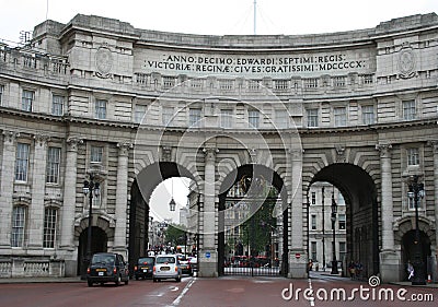 Admiralty Arch, London Editorial Stock Photo