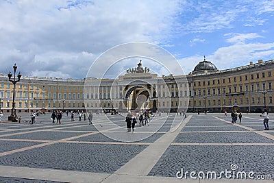 Admiralty building, St Petersburg Editorial Stock Photo