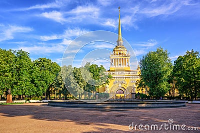 Admiralty Building, St Petersburg, Russia Stock Photo