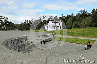 Admiralty Head Lighthouse Stock Photo