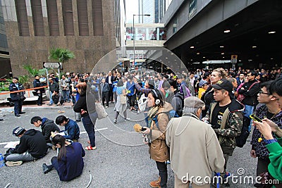 Crowd, event, city, demonstration, recreation, street, public, fun, protest, vehicle, block, party, audience Editorial Stock Photo