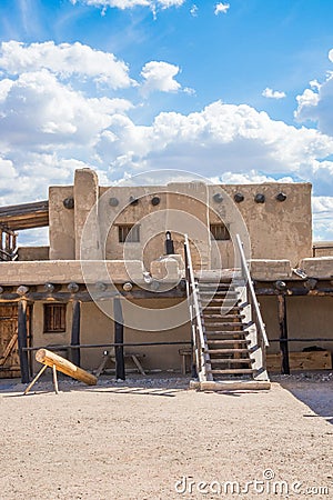 Adobe - Historic Old Bents Fort Colorado Stock Photo