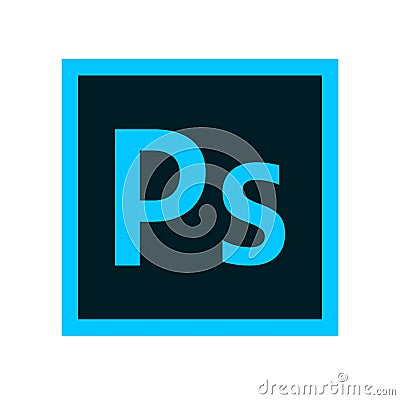 Adobe Icons , Photoshop Editorial Vector. Plus, media. Editorial Stock Photo