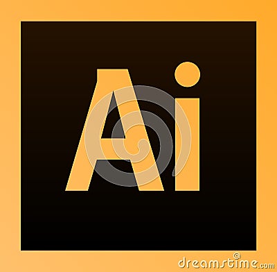 Adobe illustrator icon Editorial Stock Photo