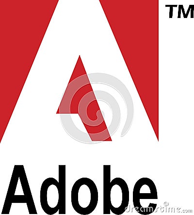 Adobe logo Editorial Stock Photo