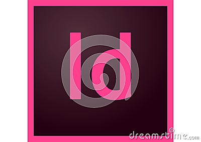 Adobe Indesign CC Logo Editorial Stock Photo