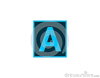 Adobe Photoshop logo vector design, adobe logos vector graphics Editorial Stock Photo