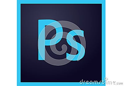 Adobe Photoshop CC Logo Editorial Stock Photo