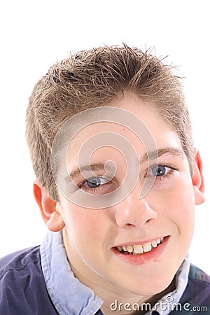 Adolescent headshot Stock Photo