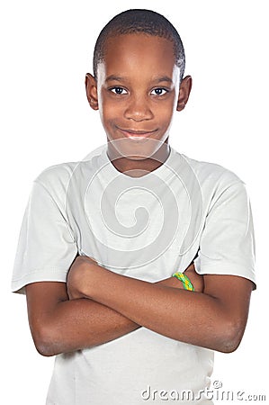 Adorable African boy Stock Photo