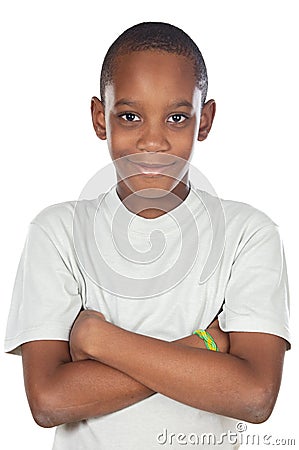 Adorable African boy Stock Photo