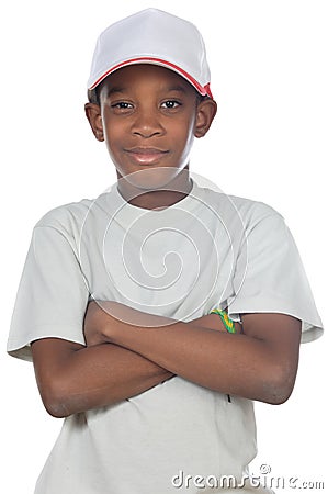 Adorable African boy Stock Photo