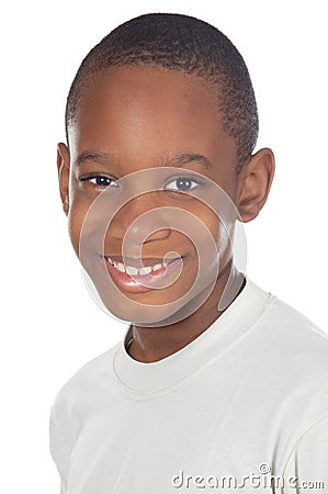 Adorable African boy Stock Photo