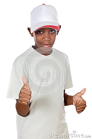 Adorable African boy Stock Photo