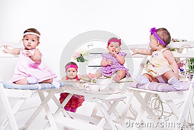 Tea party Stock Photo