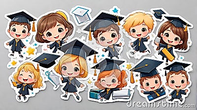 Adorable Graduation Wishes Stock Photo