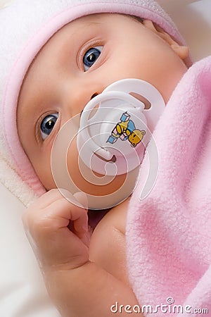 Adorable infant. Stock Photo