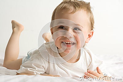 Adorable toddler Stock Photo