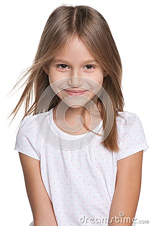 Adorable young girl Stock Photo