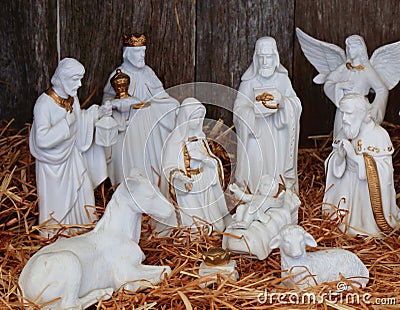 Adoration of the Magi Stock Photo