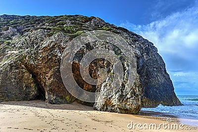 Adraga Beach - Portugal Stock Photo