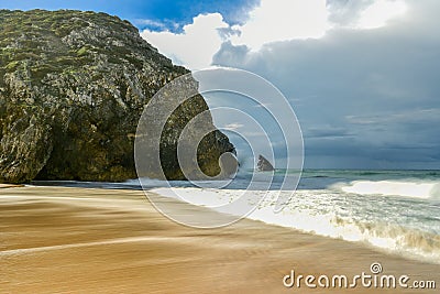 Adraga Beach - Portugal Stock Photo