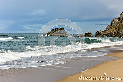 Adraga Beach - Portugal Stock Photo