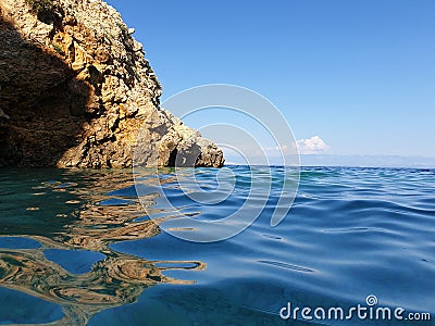 Adriatic sea island rocks nature beauty Stock Photo