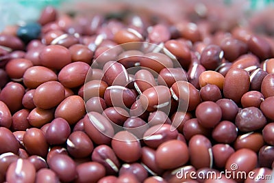 Aduki Beans Stock Photo