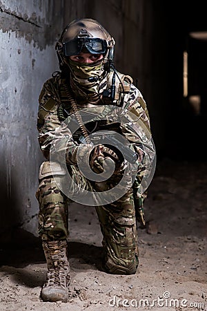 Adult, ammunition, armed, armor, army, bulletproof, camouflage, clothing, combat, conflict, defender, fight, force, forces Stock Photo