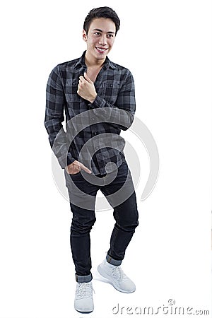 Adult Asian Man Stock Photo