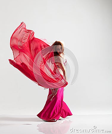 Adult Belly Dancer Stock Photo