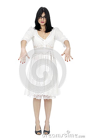Possessed Woman Stock Photo