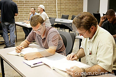 Adult Ed - Research Stock Photo