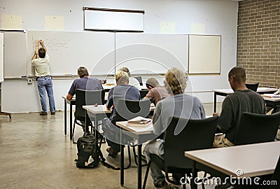 Adult Education - Calculus Stock Photo