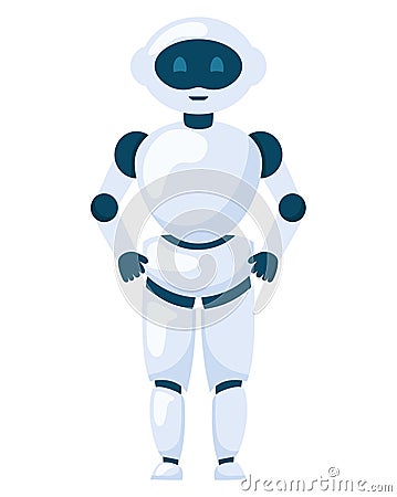 advanced robotics android Vector Illustration