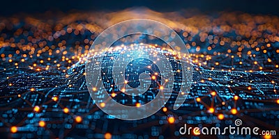 Advancements in Artificial Intelligence: Exploring Innovative Neural Network Computational Stock Photo