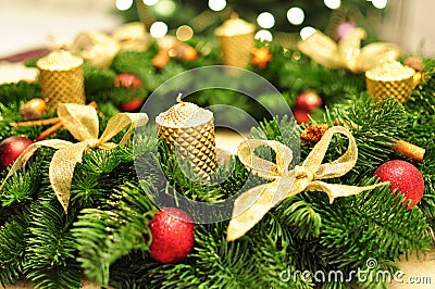 Advent wreath Stock Photo