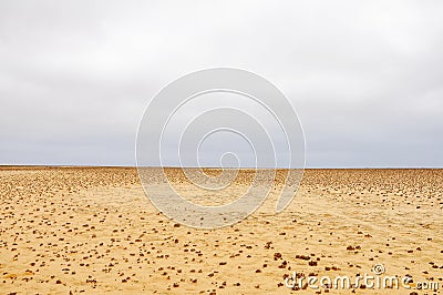 Adventure amoung the Stoned Sand Formations Stock Photo