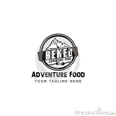 Adventure Food Logo Design inspiration Vector Illustration