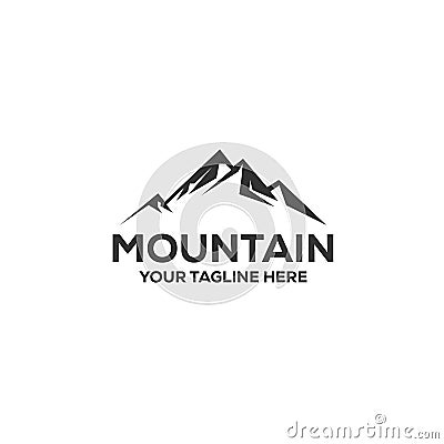 Adventure logo designs inspirations with the mountain view Vector Illustration