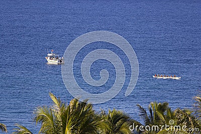 Adventure in Ocean,Maui, HI Editorial Stock Photo