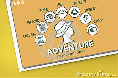 Adventure Travel Journey Experience Concept Stock Photo