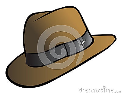 Adventurer hat Vector Illustration